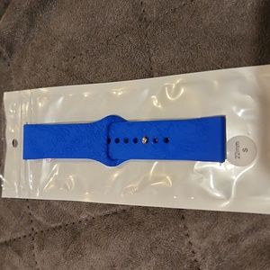 Engraved sunflower silicone band for samsung watch